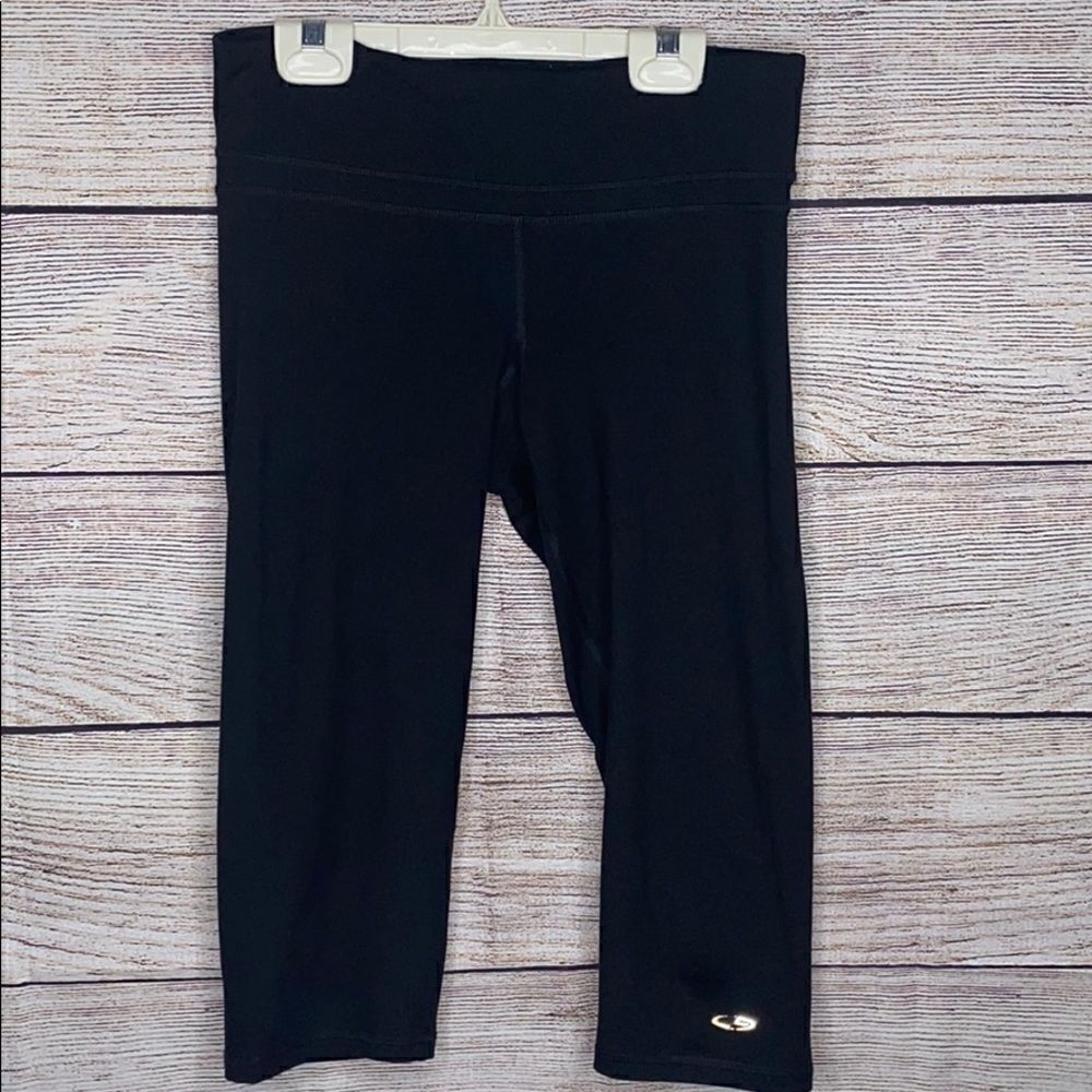Champion Black Yoga Crop Capri Leggings